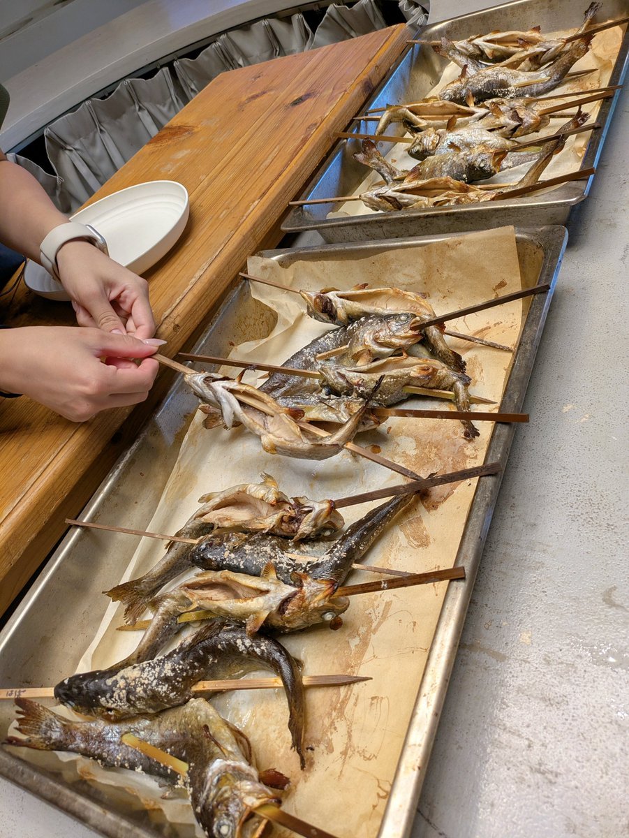 長男、ニジマス掴み＆捌き焼きを毎回してて、3回目には説明なしで素早く捌けるようになりました。成長を実感。