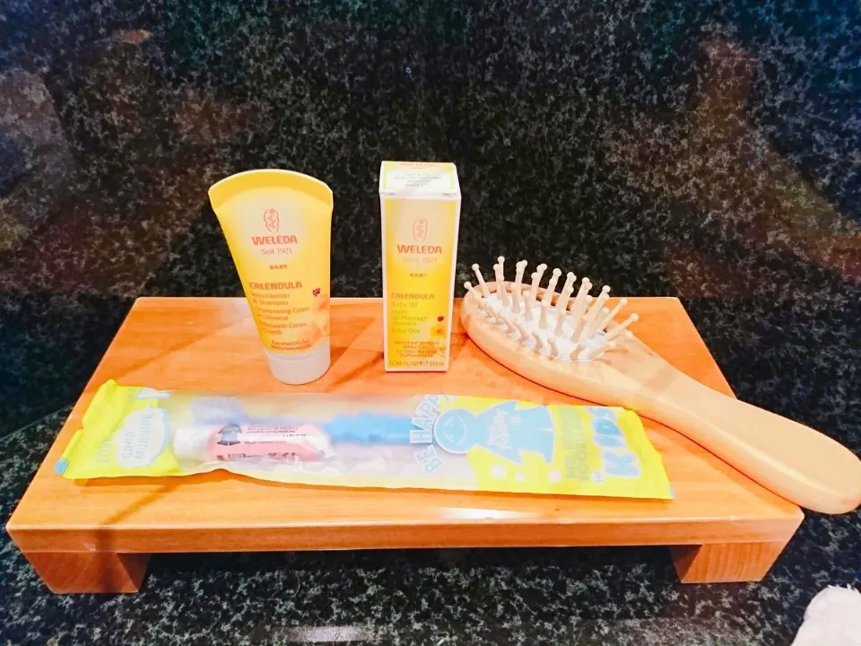 子ども用のボディケア用品とくし
