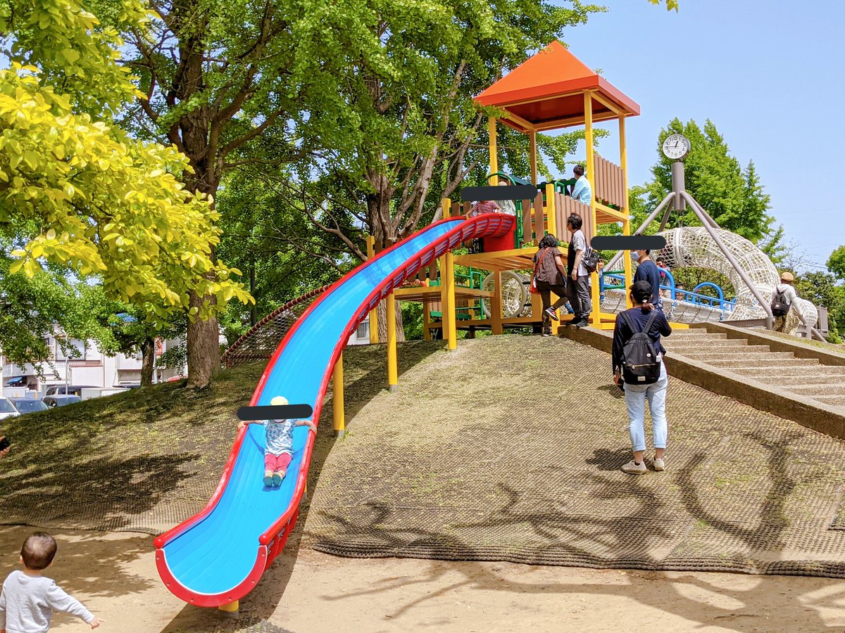 宇喜田さくら公園のロープ遊具